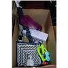 Image 1 : BOX OF NEW BABY TOYS ETC