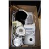 Image 1 : BOX W/BULLET BLENDER, COFFEE MAKER,