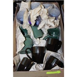 BOX W/SET OF 6 WINE GLASSES AND