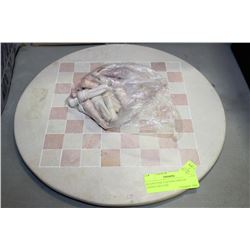 SOAPSTONE CHESSBOARD ON CHOICE:ROUND