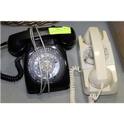 PAIR OF VINTAGE ROTARY & PRINCESS PHONES