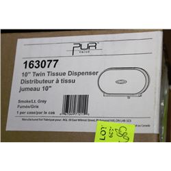 10" TWIN TISSUE DISPENSER