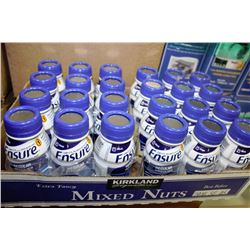 CASE OF 24 ENSURE VANILLA SUPPLEMENT DRINKS