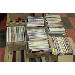 BOX OF ASSORTED RECORDS X7