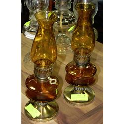 VINTAGE 1930'S SHIP KEROSENE LANTERNS X2