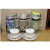 Image 1 : COLLECTION 3 STEINS & 2 COMMEMORATIVE ANNIVERSARY