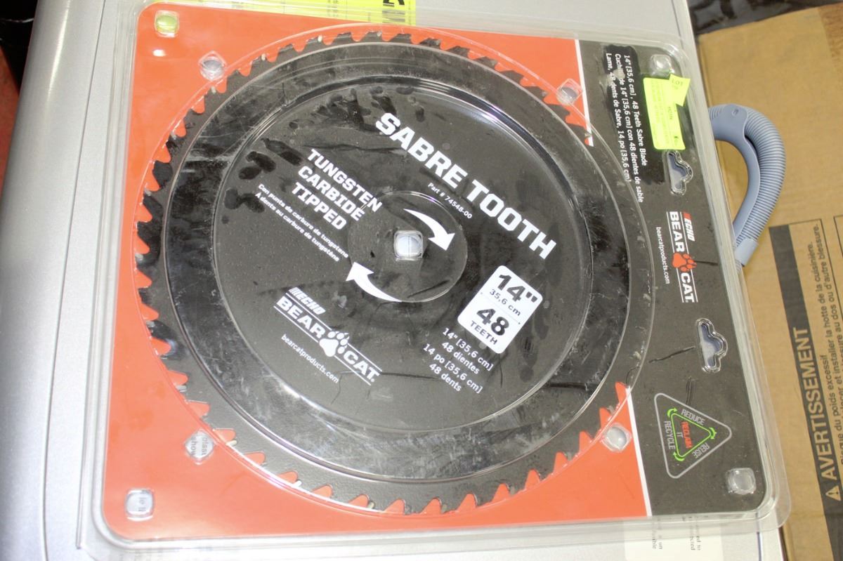 ECHO BEAR CAT 14" SABRE TOOTH SAW BLADE 48 TEETH