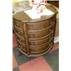 Image 1 : SMALLER HALF MOON DRESSER, MINOR SCRATCHES