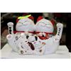 Image 1 : ELECTRONIC CHINESE 2 WAVING CATS ORNAMENT