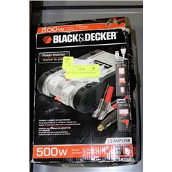 B&D 500 WATT POWER INVERTER