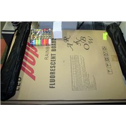 MEDIUM LED WRITING BOARD WITH REMOTE & MARKERS