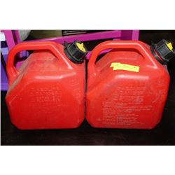 PAIR OF 5L GAS CONTAINERS