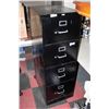 Image 1 : BLACK 4 DOOR LEGAL SIZE FILING CABINET