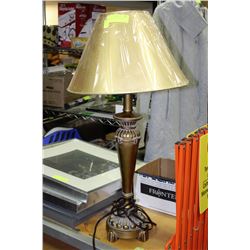LAMP W/ GOLD-TONE BASE