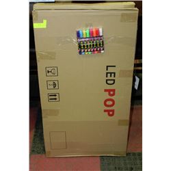 LARGE LED WRITING BOARD WITH REMOTE & MARKERS