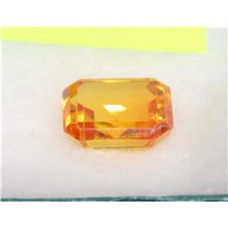EMERALD CUT YELLOW SAPPHIRE