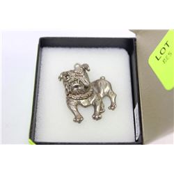 .925 STERLING SILVER BULLDOG PENDANT