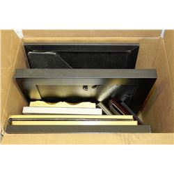 BOX OF PICTURE FRAMES