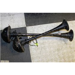 PAIR OF VINTAGE HORNS