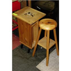 SIDETABLE+STOOL