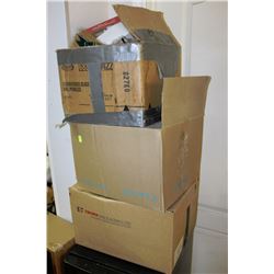 3 BOXES OF CHRISTMAS DECORATIONS