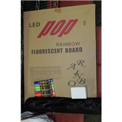 LED MENU WRITING BOARD WITH TRIPOD STAND