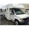 Image 2 : 1998 FORD E SUPER DUTY POWERSTROKE, CUBE VAN, WHITE, VIN # 1FDXE40F0WHB75771