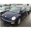 Image 1 : 2000 VOLKSWAGEN BEETLE, 2 DOOR HATCHBACK, BLUE, VIN # 3VWCA21C4YM423944