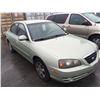 Image 2 : 2004 HYUNDAI ELANTRA VE, 4 DOOR SEDAN, GREEN, VIN # KMHDN45D04U867625