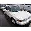 Image 2 : 1991 MAZDA 323, 2 DOOR HATCHBACK, WHITE, VIN # JM1BG2318M0266411