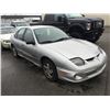 Image 2 : 2001 PONTIAC SUNFIRE, 4 DOOR SEDAN, GREY, VIN # 3G2JB52491S242912