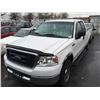 Image 1 : 2004 FORD F-150 XL, 2 DOOR CREW CAB PU, WHITE, VIN # 1FTPX14594NA85452