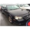 Image 2 : 2001 NISSAN MAXIMA SE 20TH ANNIVERSARY EDITION, 4 DOOR SEDAN, BLACK, VIN # JN1CA31A91T304787