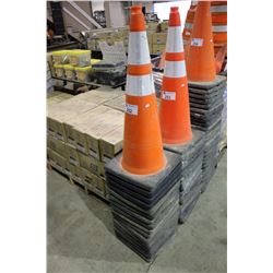 STACK OF TRAFFIC CONES