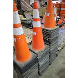 STACK OF TRAFFIC CONES