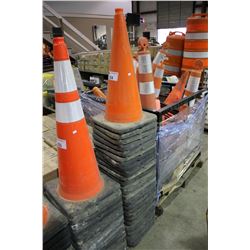 STACK OF TRAFFIC CONES