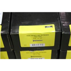 PALLET OF 54 BOXES GRIP RITE HEX HEAD 1/2 X 12 LAG SCREWS