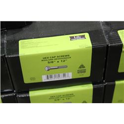 PALLET OF 109 GRIP RITE 5/8 X 12 HEX CAP SCREWS