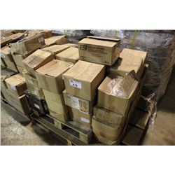 PALLET OF ASSORTED SCREWS, BOLTS, HARDWARE