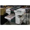 Image 2 : METLER TOLEDO 707 AUTO LABELER WITH POWERED CONVEYOR WITH WORKHORSE EXACT PACKAGE WRAPPER