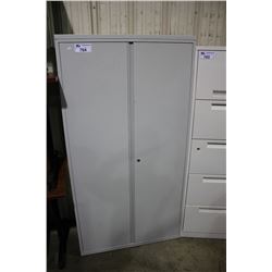 METAL 2 DOOR STORAGE CABINET