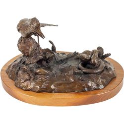 Clark Everice Bronson | b. 1939 NAWA, NSS, NWR, SAA | Desert Duel