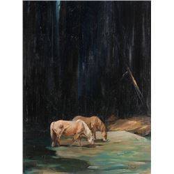 George Dick | 1916 - 1978 | Drink in the Forest