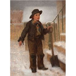 John George Brown | 1831 - 1913 | Get'n Ready to Shovel