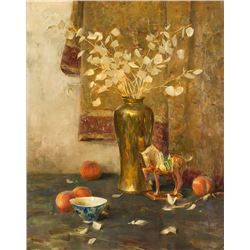 John Encinias | b. 1949 | Still Life with Tang Horse