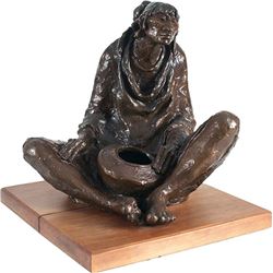 Shirley Thomson Smith | b. 1929 NAWA | Woman with Pot 5/5