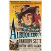 Image 1 : Unknown Maker  | Randolph Scott Movie Poster: Albuquerque