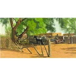 Walt Johnston | b. 1932 | Horse in Corral