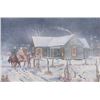 Image 1 : Jodie Boren | b. 1926 | Winter Ranch Scene