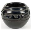 Image 1 : Margaret Tafoya | 1904 - 2001 | Black Pot with Incised Design